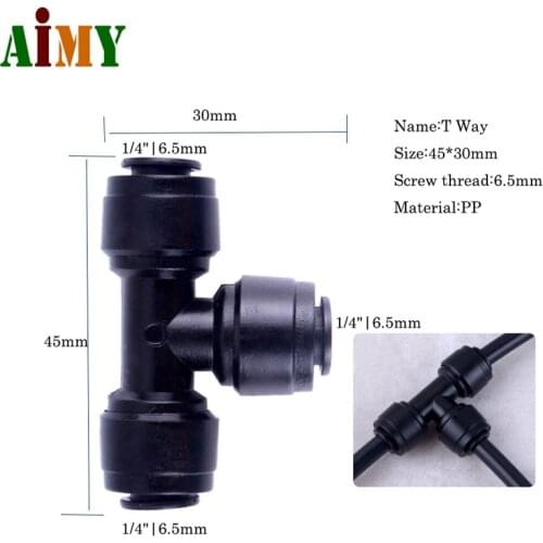 1/4'' Tube low pressure nozzle Slip Lok (Quick Connect) Misting Nozzle with 6mmTees Pipe Fittings