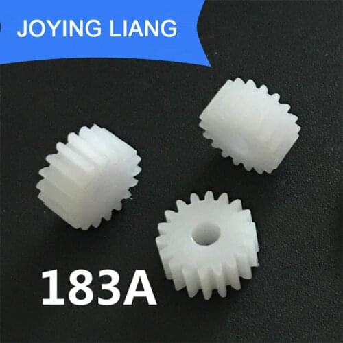 183A 0.5M GEARS 18 Teeth 3mm Shaft Tight Pom Plastic Pinion Toy Model Gear (10pcs/lot)