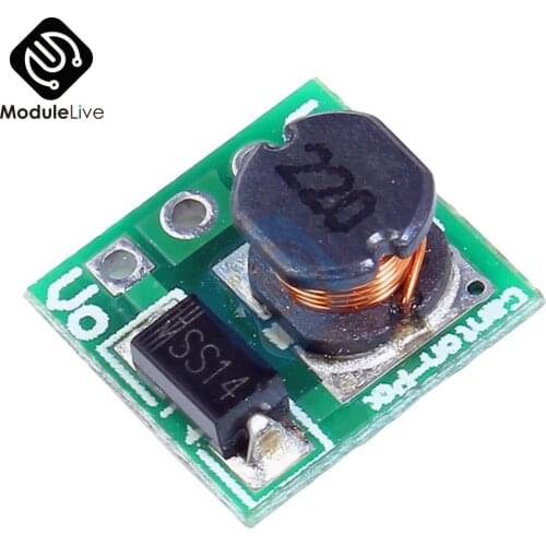 2pcs 1.8V 2.5V 3V 3.3V 3.7V 4.5V To 5V Step Up Switch Power Supply Voltage Regulator Boost Converter Board Module For 18650