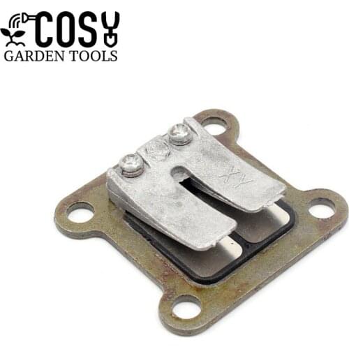 2pcs/lot 40-6 Reed Valve Block Plate Fit For ROBIN CG411 Engine Moto 47cc 49cc Brush Cutter Trimmer Lawn Mower Spare Parts