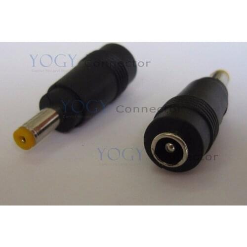 5pcs DC jack Female to Male Convertor, dc socket 5.5*2.1mm to dc plug 4.8*1.7mm