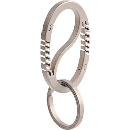 A417 Titanium TC4 alloy keychain waist hanging multifunctional edc quick hanging