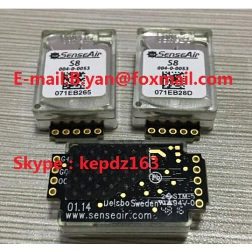 FREE SHIPPING 1PCS new and original senseAir S8 004-0-0053 S8-0053 infrared CO2 carbon dioxide sensor S80053 S8 0053