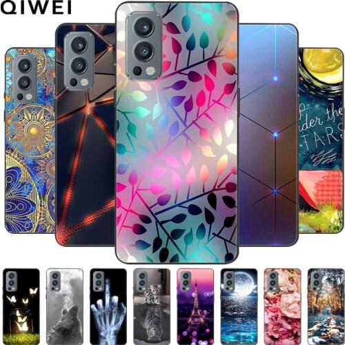 For Oneplus Nord 2 5G Case 6.43'' Cute Painted Soft TPU Silicone Back Cover for One Plus Nord 2 5G Phone Cases Nord2 2021 Fundas