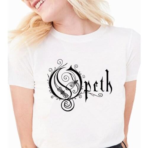 OPETH Heavy Metal Rock Band T-shirt Casual Cute Print T Shirt Summer Harajuku O Neck Short Sleeved Tops Tees