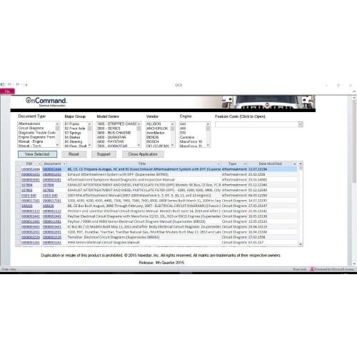International Truck ISIS - OnCommand Service Information 4Q 2016