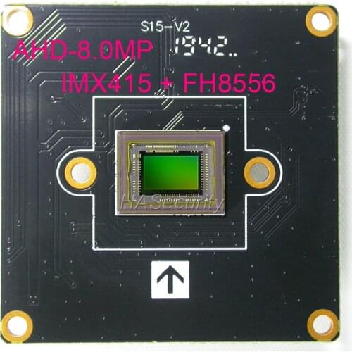 8MP AHD-8.0MP @ 15fps , 1/2.8" Sony IMX415 CMOS image sensor + FH8556 CCTV camera module PCB board (optional parts)