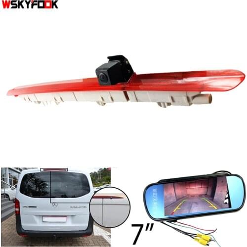 CCD car Brake light camera for New Mercedes Vito 2016 2017 rear view parking camera car monitor kit