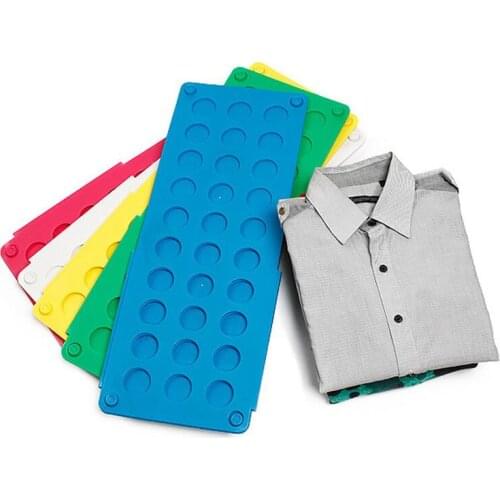 Small size Laundry kid Magic Fast Speed Folder Clothes T-Shirt Fold Board Random Color lin2280