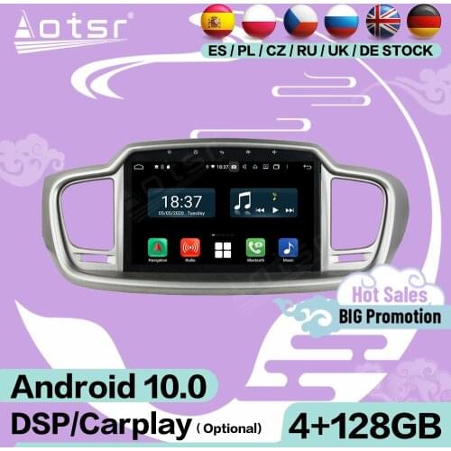 2 Din 128G Multimedia Stereo Android Video Player For Kia SORENTO 2015 2016 Car GPS Navi Headunit Audio Radio Receiver Head Unit
