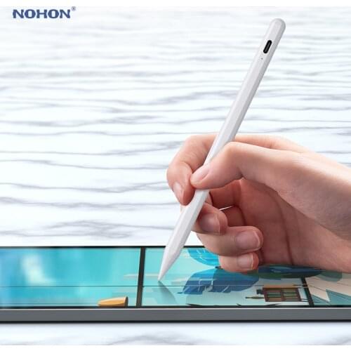 Nohon Capacitive Stylus Pen For iPad Pro 6 7 air3 mini5 iPad6 iPad7 2018 2019 2020 Active Screen Touch Pen For Apple iPad Pencil