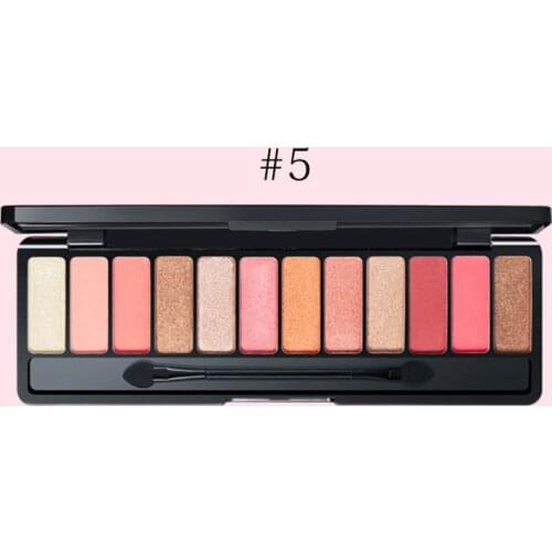 New makeup multicolor eyeshadow pearlescent waterproof four square grid eyeshadow multicolor style fingertip eyeshadow palette