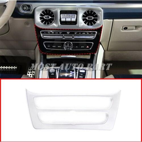 ABS Interior Center Control Mode Panel Frame Car For Mercedes Benz G Class W463 G350 G400 G500 G500 G55 G63 G65 G800 2019-2021