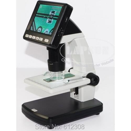 3.5 inch LCD 500X Portable Digital Mobile MicroScope 5MP HD Camera with Foldable Screen USB for PC, AV for TV TF Card Recorder