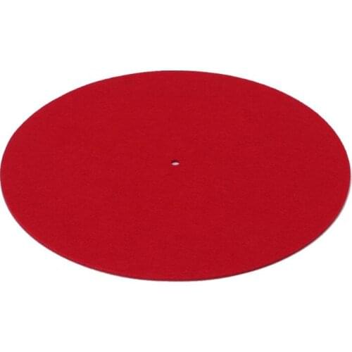 C1FB Turntable Mat Slipmat Audiophile 3mm Felt Platter Vinyl Record Players Anti-Vibration Durable Anti-Static