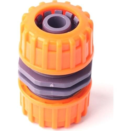 ABS G 1/2'' Hose Connector Garden Irrigation Water Pipe Fittings Orange New Material Repair Union Adapter Watering Hose Tools