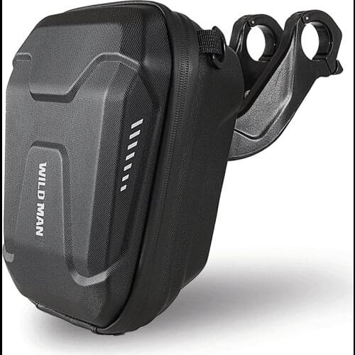 WILD MAN Bicycle Handlebar Head Bags Mountain MTB Road Bike Hard Shell Phone Case Electric Scooter Pouch Cycling Riding