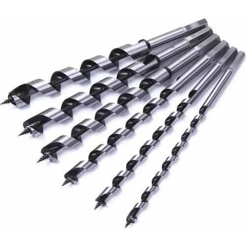Citop 1pcs 6/8/10/12/14/16/18mm Hex Shank Auger Drill Bits Wood Carpenter Masonry Hand Tool Wood Drills Set for Woodworking