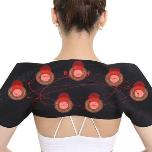 Tourmaline Self heating Shoulder Strap Warm Shoulder Pad Relieves Soreness and Cold Magnetic Therapy Far Infrared Health Care