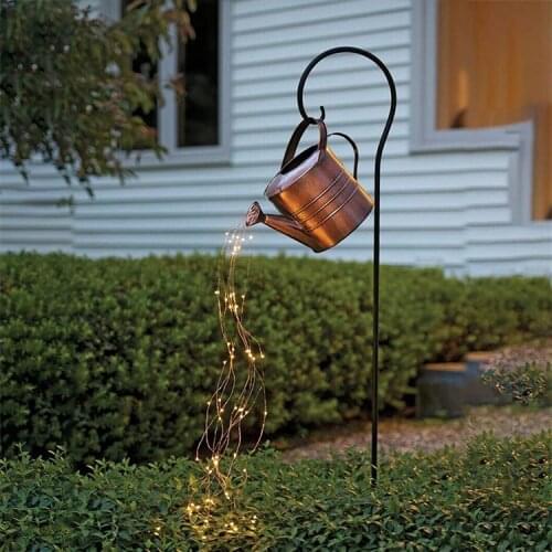 Outdoor Kettle lights Lighting Waterproof IPX4 Warm white Built in Battery Garden Decoration Chandelier
