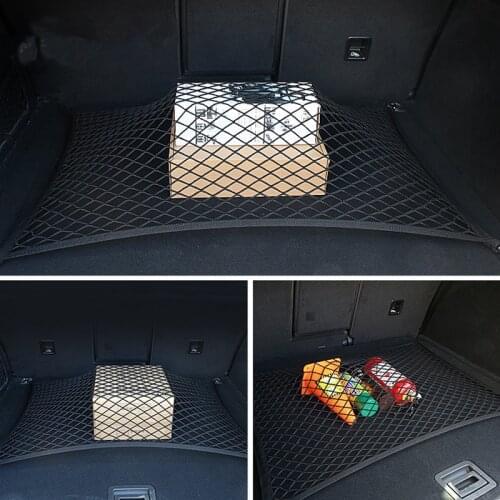 Universal Car Trunk Mesh Net Larger Capacity Elastic Storage Bags Mens Womens Auto Accessories Interior Decoration Organizer