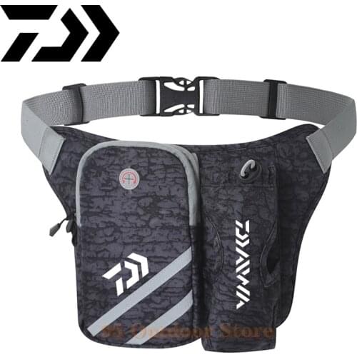Daiwa New Waterproof Waist Bag Men Women Outdoor Fishing Accessories Bag Military Pocket Hunting Tactical Leg Bag Travel Package