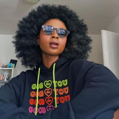 Black Grunge Oversized Hoodies Gothic Harajuku Streetwear Punk Chic Letter Hoody Women Warm Autumn Long Sleeve Hooded Sweatshirt