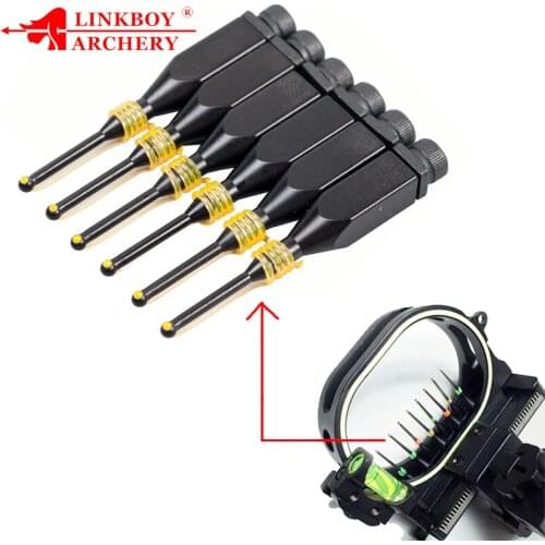 3pcs Linkboy Archery Compound Bow Fiber Bow Sight Pin Available In .019'' 0.029'' Diameters Hunting
