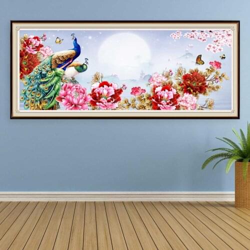 5D Diamond Painting Peacocks Full Round Square Flower Diamond Embroidery Sale Animals Cross Stitch Rhinestone Hobby Home Decor
