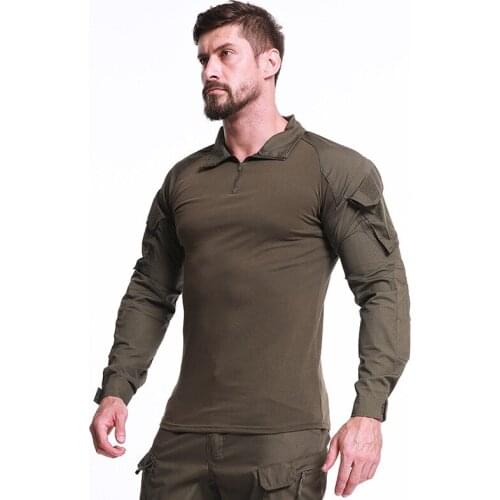 Quick Dry Tactical T-Shirt Men Long Sleeve Army Military Shirt T Shirt Camouflage Patchwork Plus Size Hunting T Shirts 5XL MY338