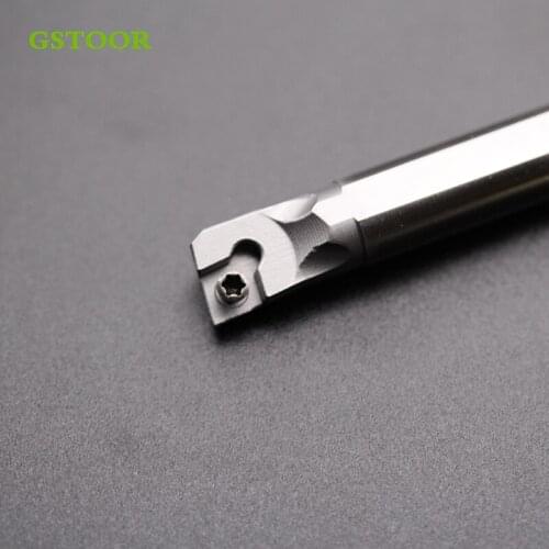 1PC C10K-SCLCR06 C10K-SCLCL06 Carbide Turning Tool Holder Diameter 10mm Long 125mm of machining lathe cutter without blade