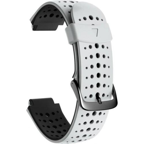 Dual Colors Silicone Watch Strap for Garmin For Erunner 235/220/230/620/630/735