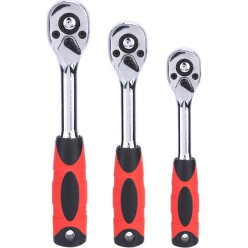 72 Teeth Quick Release Ratchet Socket Wrench Hand Repairing Tool A Type 1/4 3/8 1/2 High Torque Ratchet Wrench