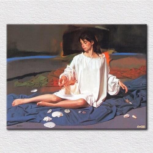 Canvas prints sex art painting from hand painted woman oil painting as home supply craft for new hotal decoration free shipping