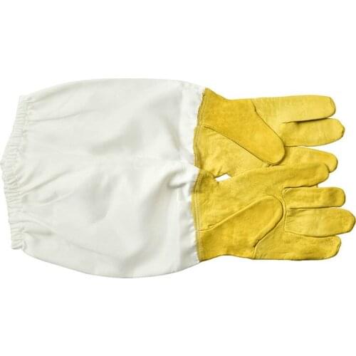 Beekeeping tools beekeeping golden bee gloves anti-bee smash-proof stab-proof cut gloves sheepskin gloves