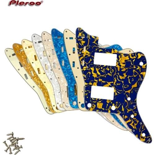 Pleroo Custom Guitar Parts - For USA\Mexico Fd Jazzmaster style Guitar pickguard With PAF Humbucker Scratch Plate Replacement