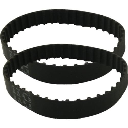 2PCS XL Timing Belt, 80XL/82XL/84XL/86XL/88XL/90XL/92XL/94XL/96XL/98XL Type, 10mm Width, 5.08mm Pitch, Black Rubber