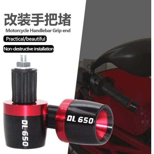 7/8''22mm For Suzuki DL650 DL 650 V-STROM 2004 2005 2006 2007 2008 2009 2010-2012 CNC Motorcycle Handlebar handle Bar Grips Ends