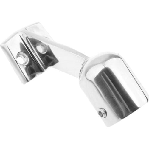 316 Stainless Steel 60 Degree Boat Stanchion Hand Rail Fits 7/8" 22mm