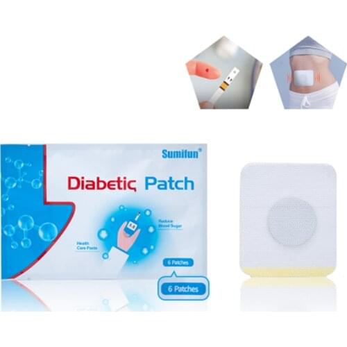 Sumifun 18pcs/3Bag Diabetes Patch Reduce High Blood Sugar Diabetes Patch Medications Natural Herbs Diabetic