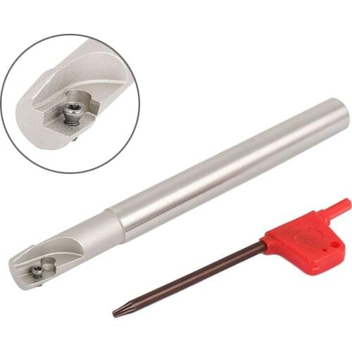 BAP300R C12 13 120 1T Bore Indexable Shoulder End Mill Arbor T8 Wrench Indexable End Mill for APMT1135PDER Insert