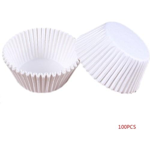 100Pcs Muffin Cupcake Paper Cups Cupcake Liner Baking Muffin Box Cup Case Party Tray Cake Decorating Tools Birthday Party Decor