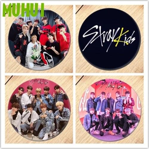 Free Shipping Kpop Stray Kids Brooch Pin Badges For Clothes Backpack Decoration Jewelry B053