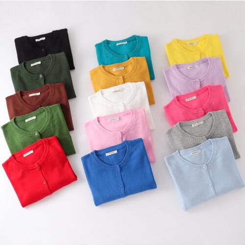 12m-6T Kids Sweaters Cardigans Girls Boys Cotton Coat Baby Cardigans Outerwear Toddler Clothes Baby Clothing Red Black White