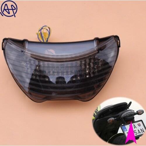 Motorcycle Integrated LED Rear Somke Lens Indicator Turn Signal & Brake Tail Tight Fit For Honda CBR 600 F4 1999 CBR600 2000