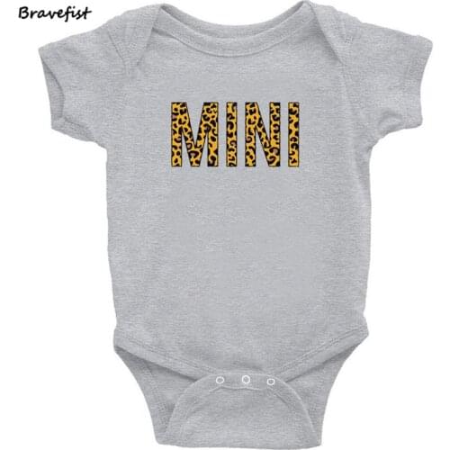 Summer Mini Print Infant Bodysuits Newborn Baby Boys Girls Cotton Jumpsuit Fashion Clothes Short Sleeve Playsuit 0-24M Clothes