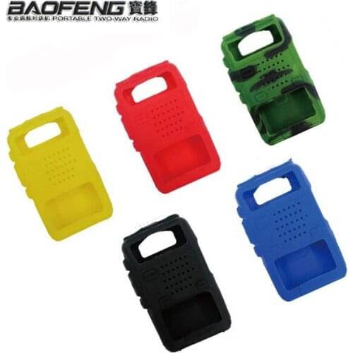 NEW 2PCS Silicone Rubber Cover bumper BAOFENG uv-5rCase For Two Way Radio F8+ UV 5R UV-5RE DM-5R Walkie Talkie UV5R Accessories