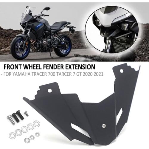 NEW For YAMAHA TRACER700 Tracer 700 Tracer 7 GT 2020 2021 Motorcycle Accessories Aluminum Front Spoiler Wheel Fender Extension