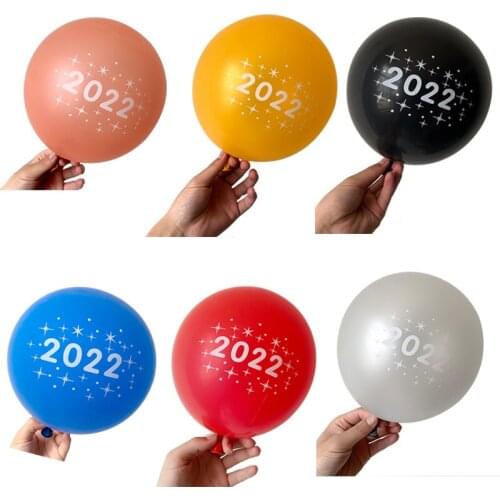 New Navidad 2022 12inch Number Latex Balloons Digit Air Balloon Christmas Decorations Celebration Happy New Year 2020 Globos