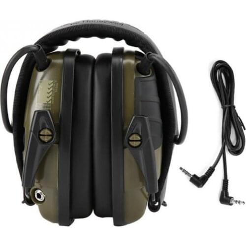 Anti-Noise Tactical Ear Protector Hearing Protection Headset Electronic Shooting Earmuff Foldable Hunting Noise Reducer Earplug